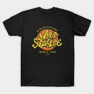 Wyld Stallyns World Tour 1989 - vintage logo T-Shirt
